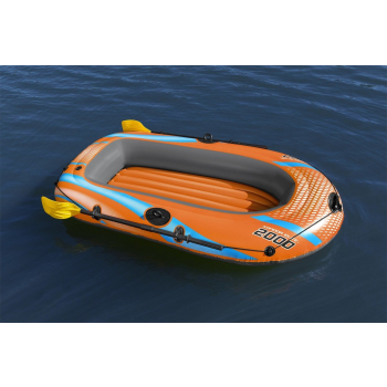 Dmuchany Ponton Kondor Elite 2000 BESTWAY 196x106 cm + 2 Wiosła + Pompka